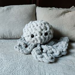 Huge Crochet  Octopus Stuffed Animal/ Pillow