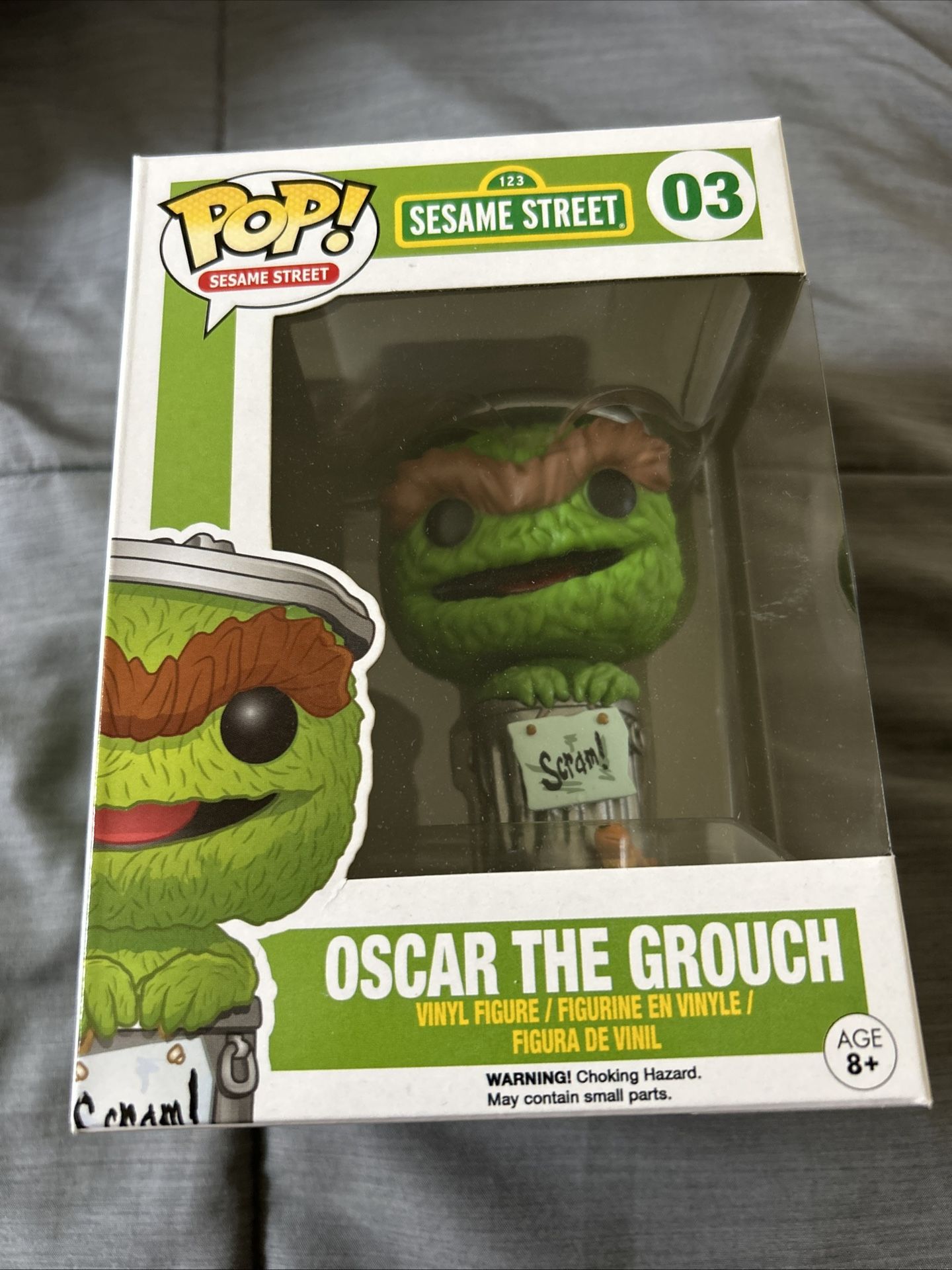 Funko Pop: Sesame Street - Oscar the Grouch #03 Green VAULTED