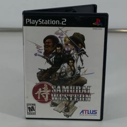 Samurai Western + Registration Card - Complete PlayStation 2 PS2 Game CIB Mint