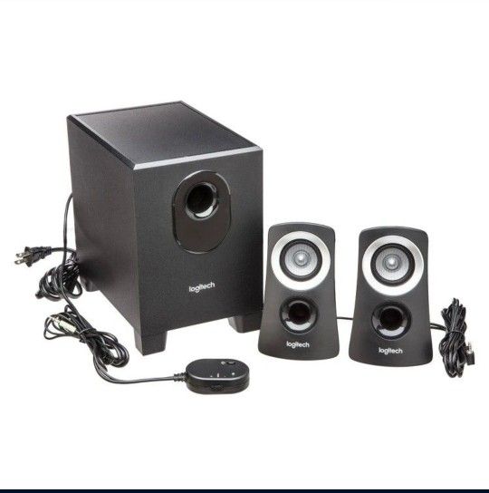Logitech Z313 Speaker System with Subwoofer - Black