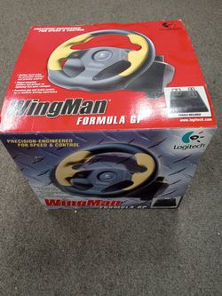 Logitech Wingman Formula GP Steering Wheel And Pedals 
