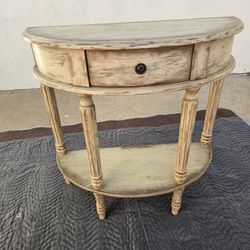 Beautiful Half Moon Entry Table