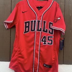 “JORDAN” Bulls (Baseball) Jersey 
