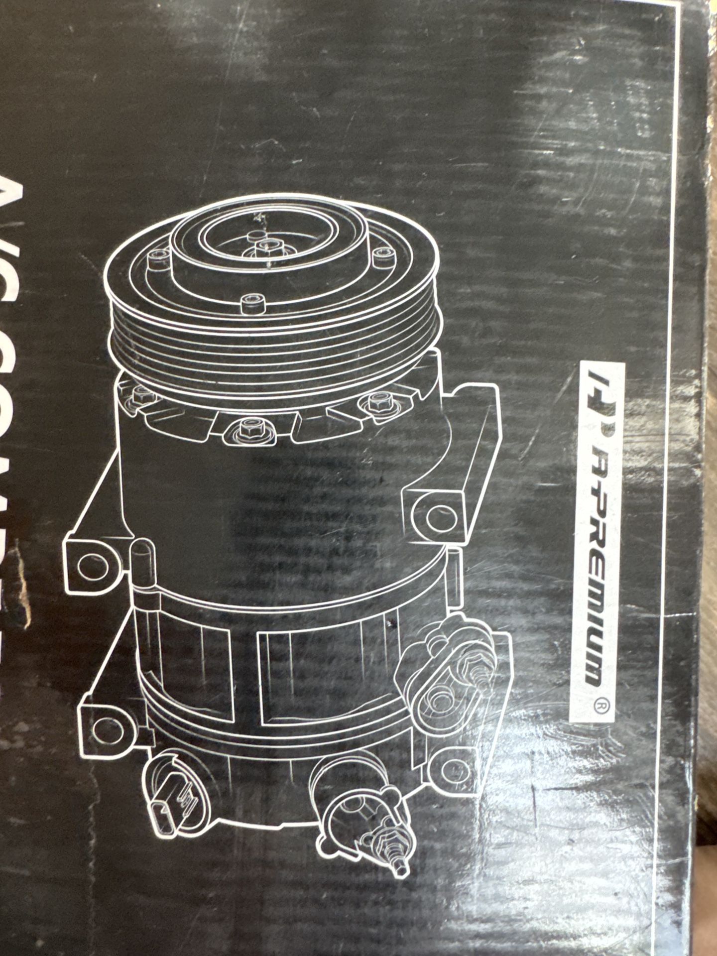AC Compressor ACC9703AS-C2, P.O. H0 12V, 6-groove