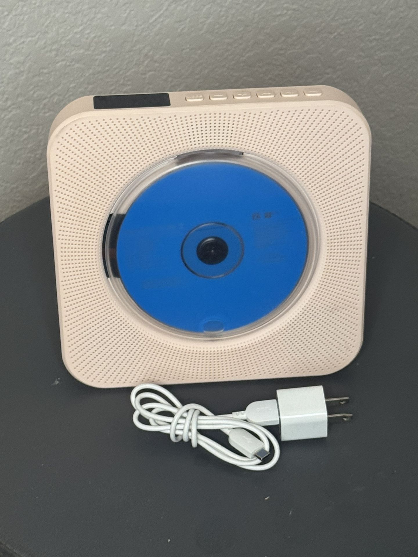 Pink Greadio CD Player w/ Bluetooth / Raidio / Aux / 5.0 HiFi Sound Speaker