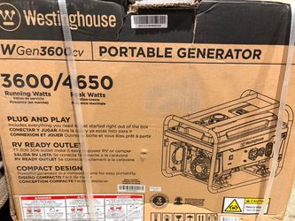 Westinghouse WGen3600cv Portable Generator