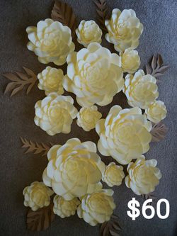 Paper flowers *flores de papel*
