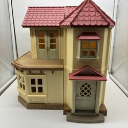 Calico Critter Vintage Red Roof Country Home Epoch Sylvanian Family Doll House
