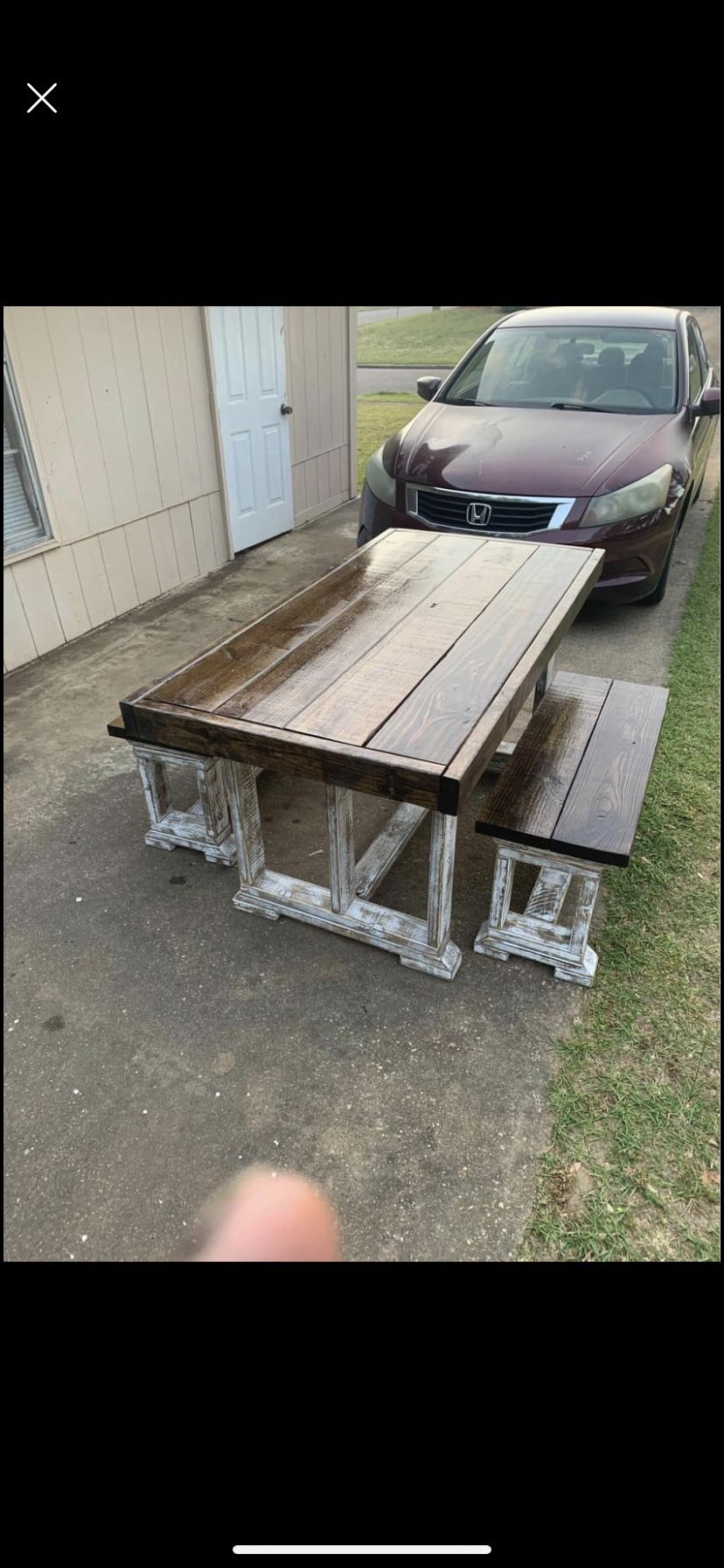 Custom built by me dining table