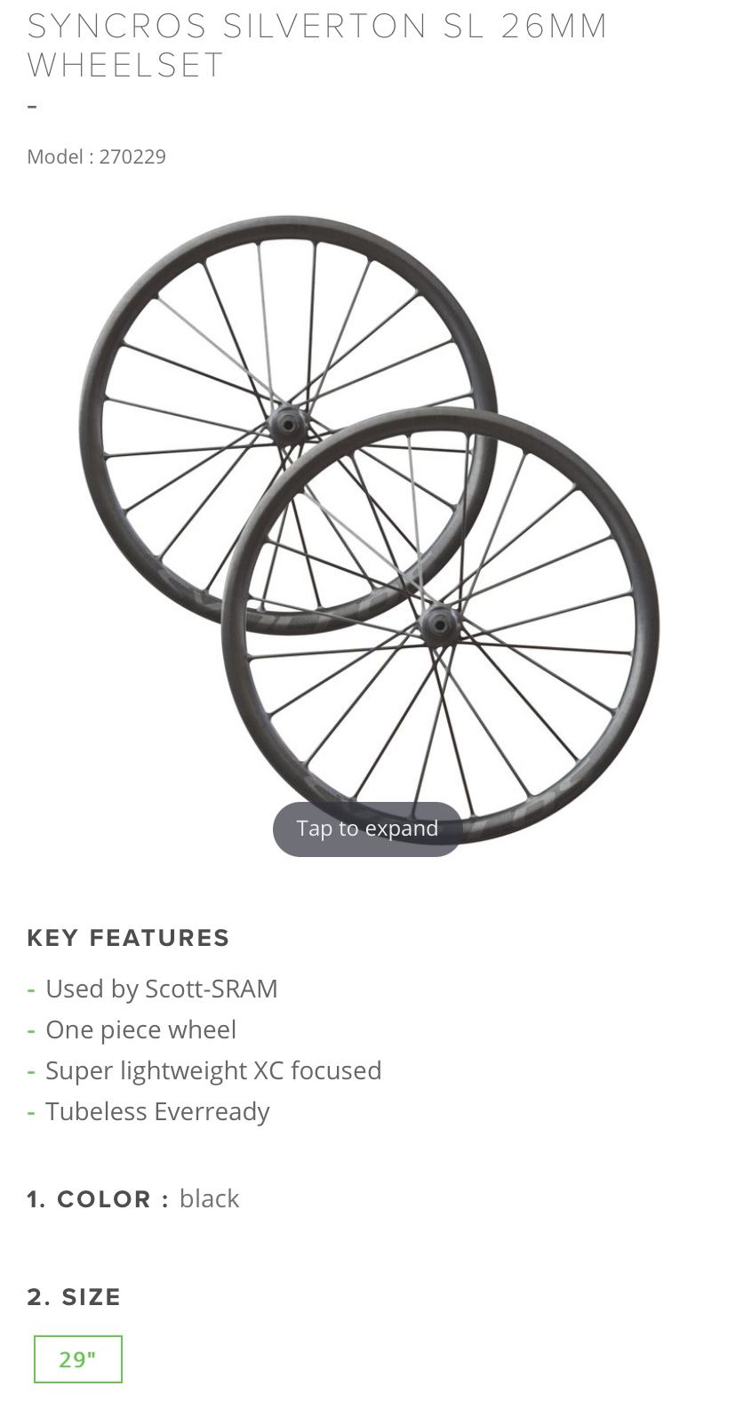 One Piece Syncros Silverton Sl Syncros Silverton Sl Syncros Road