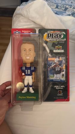 Peyton Manning Upper Deck Play Makers Bobblehead 2001 NFL