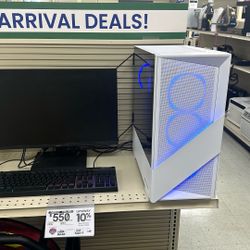 Desktop Computers With Keyboard Monitor And Mouse