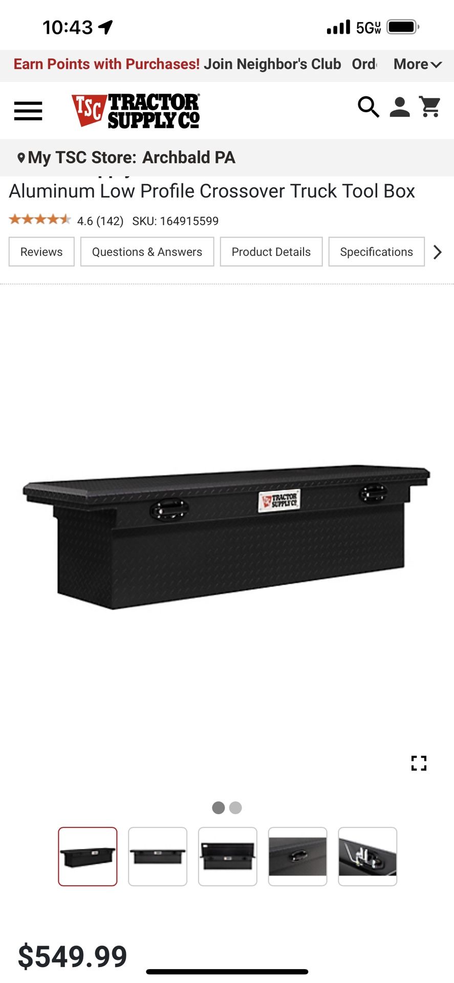 Full Size Truck Tool Box