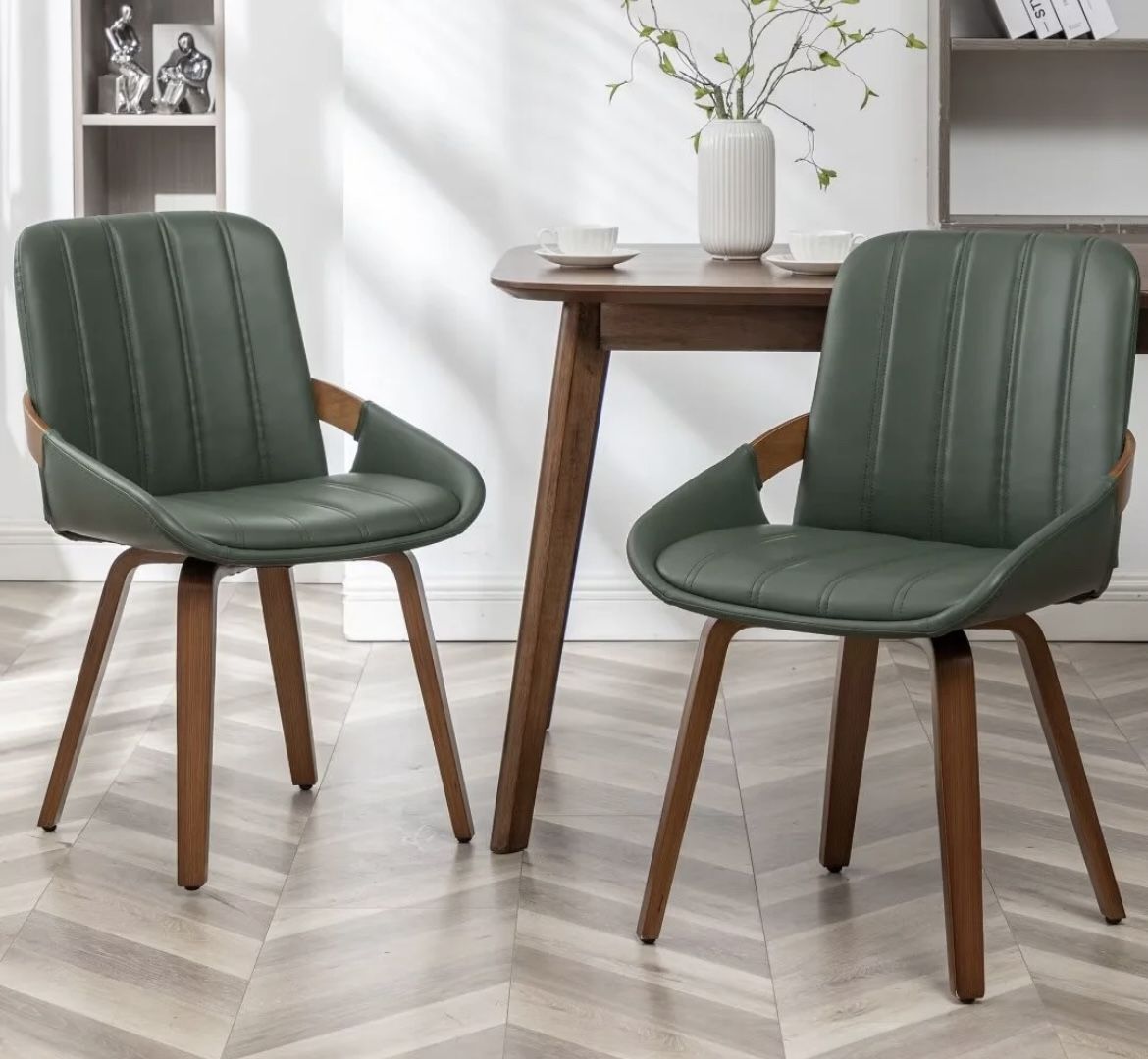 2 Modern Rustic Farmhouse Dining Chairs