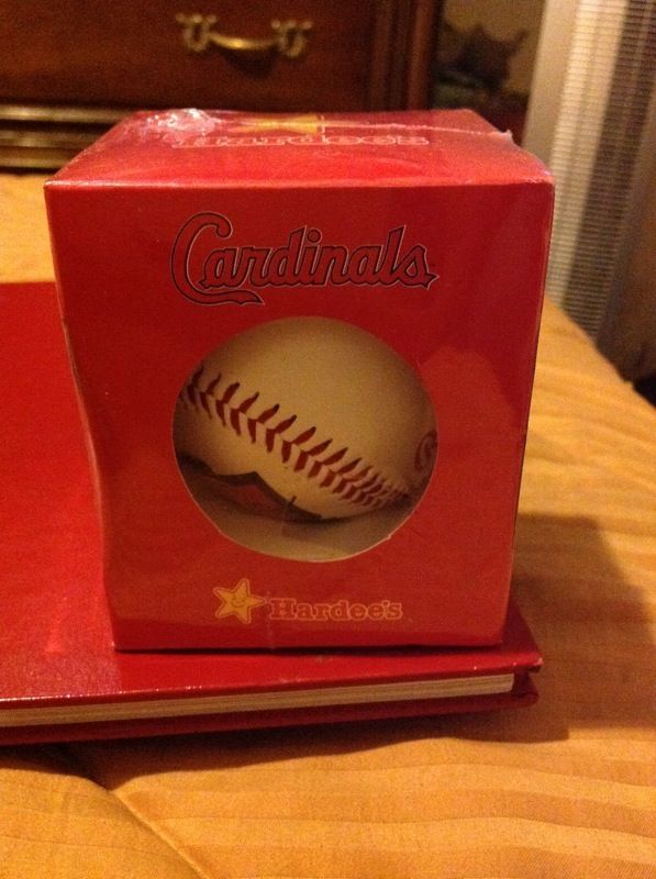 St louis cardinals mark mcgwire tribute baseball, hardees promo