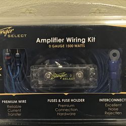 New Stinger 0 Gauge Complete Car Audio Amplifier Installation Kit 🔊🤑