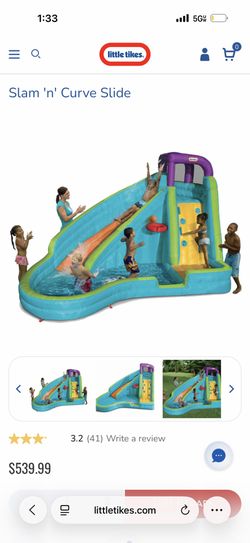Little tikes water slide