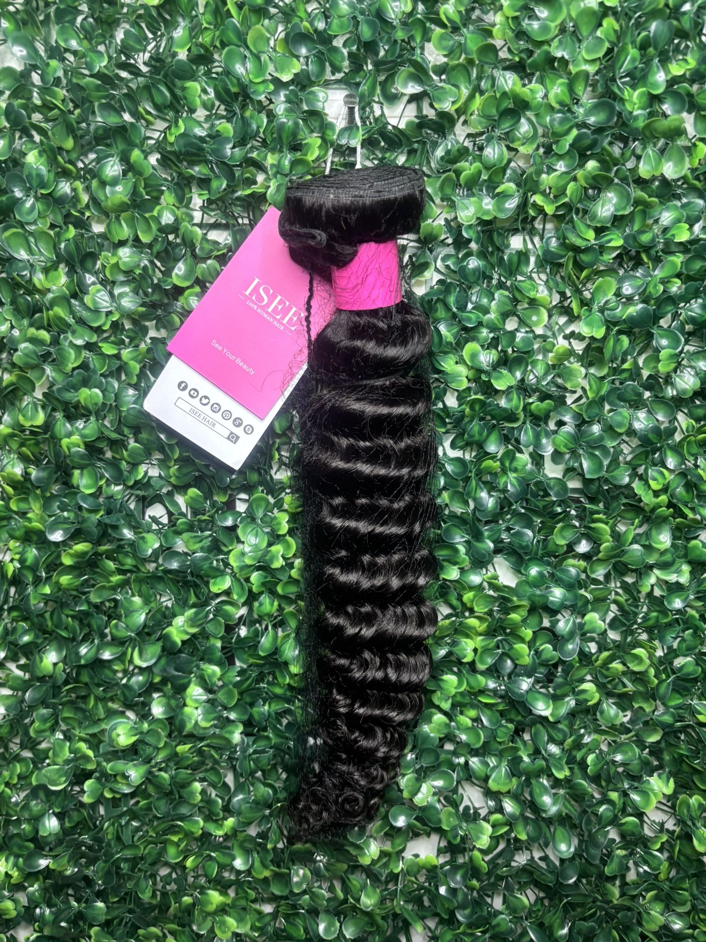 ISEE 100% Human Hair 18” Deep Wave