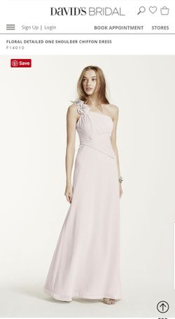 David's bridesmaids gown size 6