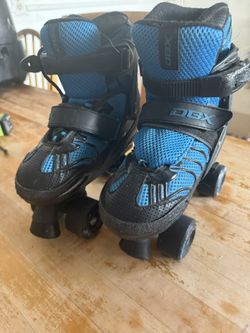 🔥 DBX Adjustable Quad Roller Skates (Youth Size M 1–4) 🔥  🛼 These DBX youth roller skates are perfect for beginners or growing kids! ⚙️ Adjustable 