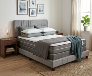 New KING SIZE BED FRAME WITH MATTRESS AND BOX SPRING SET FREE DELIVERY