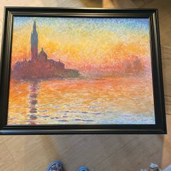 Reproduction Hand Painted Claude Monet San Giorgio At Dusk