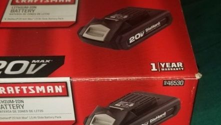 Craftzman lithium-ion 20v max