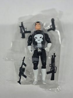 ToyBiz Marvel Super Heroes Punisher w/ Cap Firing Weapons Action Figure 1990 New