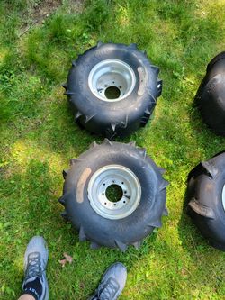 Atv Quad Tires With Rims Sand Paddle Tires 