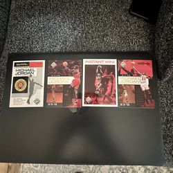 Michael Jordan 1(contact info removed)-99 Upper Deck UD Choice NBA Finals lot of 4 cards