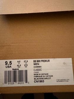 Reebok size 9.5.