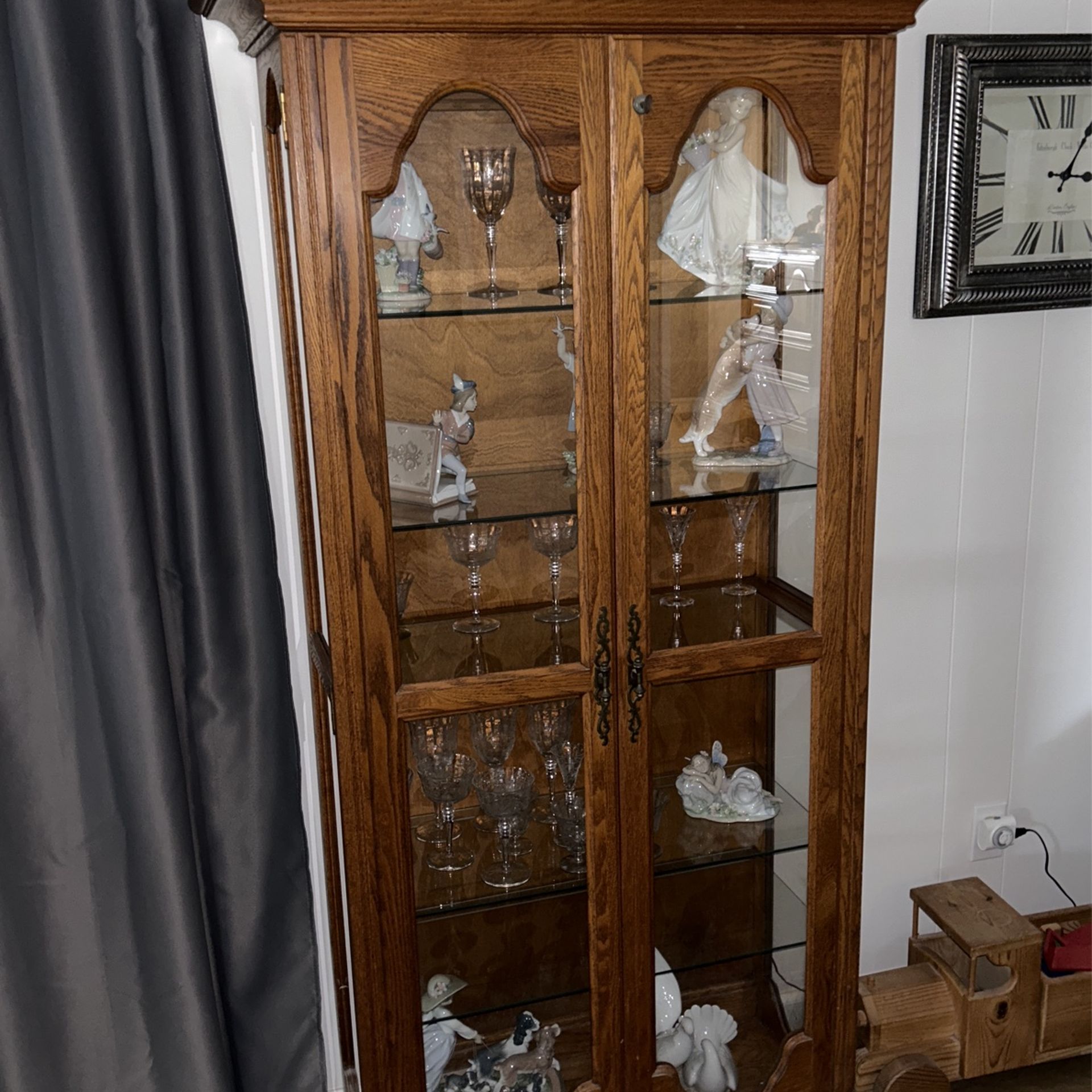 Curio Cabinet Wooden