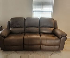 Leather couch