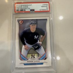 2014 Bowman Draft Top Prospects Aaron Judge #TP-39 (RC) PSA 10 Gem Mint Yankees