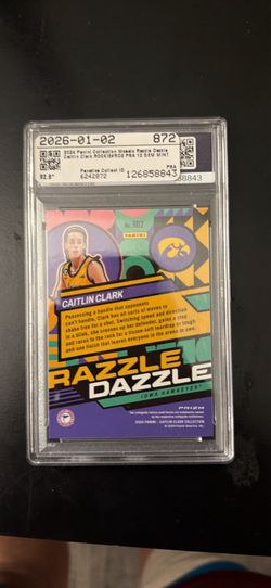 Caitlin Clark Razzle Dazzle Panini Mosaic PSA10