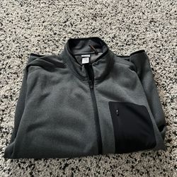 Men’s Lightweight, Fully Zip Up Gray Jacket