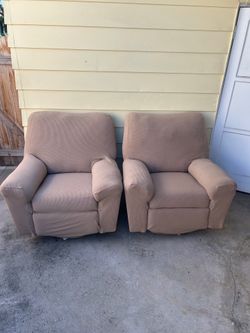 Set of reclining couches