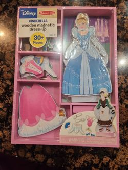 Cinderella Wooden Magnetic Dress-up