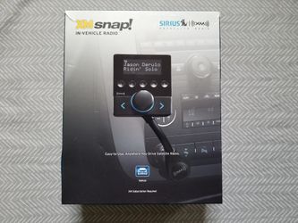 XM snap! Plug & play XM satellite radio