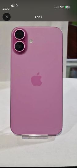 iphone 16 plus pink 128GB unlocked - battery good health 88%