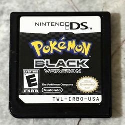 Nintendo Ds Pokemon Black Cartridge Only Authentic