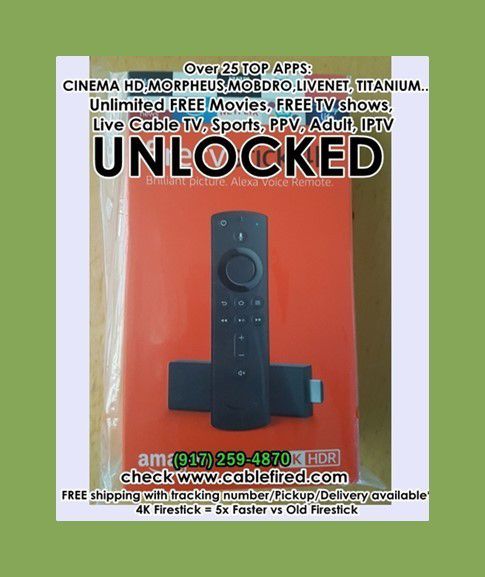 Ultra new Amazon fire TV Stick