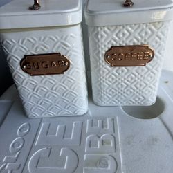 Tarros café y azúcar