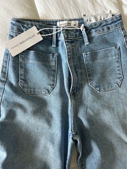 New Just Black Denim Wide Leg Jeans