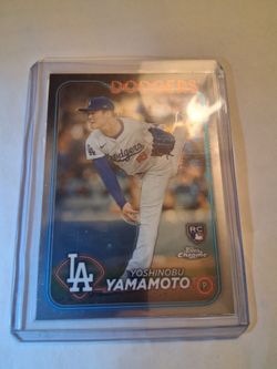 2024 Yoshinobu Yamamoto, Topps Chrome  Rookie Card # 18