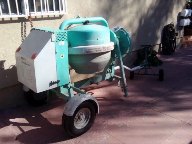 Imer Workman 250 Mortar Stucco Concrete Mixer