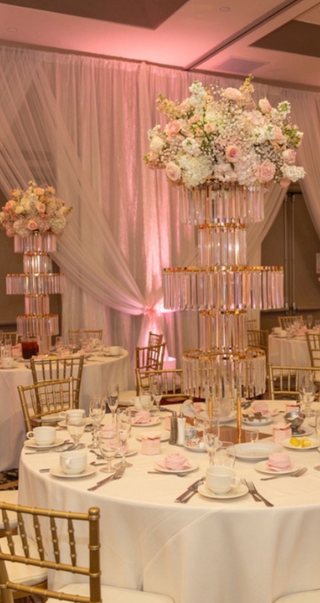 Chandelier Centerpieces