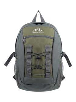 American Outback Desert Spring Hydration Backpack Gray Green Hiking Hike Gorp