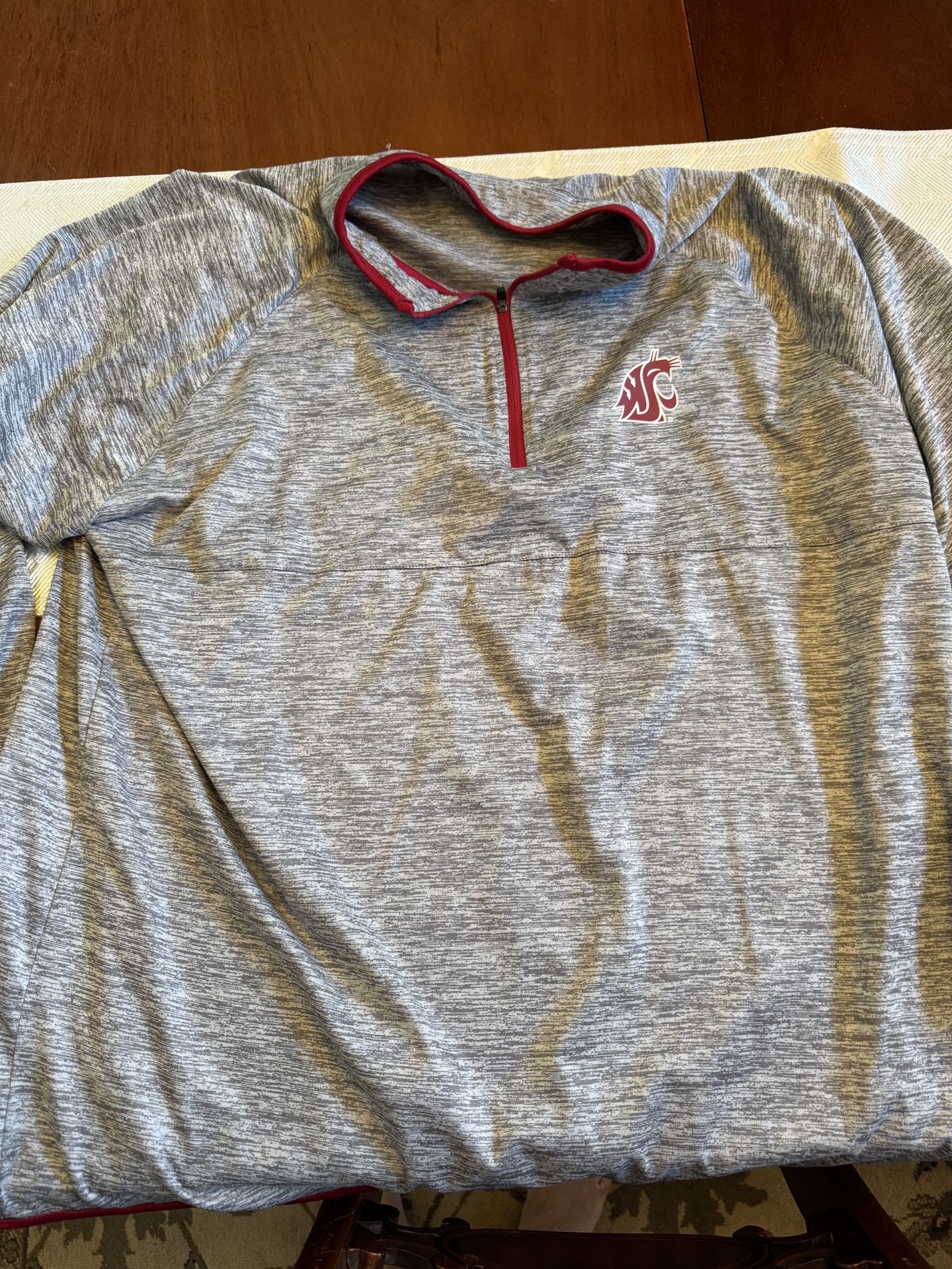 XXL 1/4 Zip WSU Cougars Men Shirt