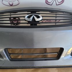 07.08.09 Infinity G35 37 Sedan Front Bumper Assbly $450as You See It